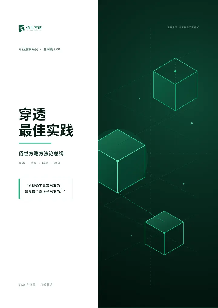 穿透最佳实践——佰世方略方法论总纲正式封面